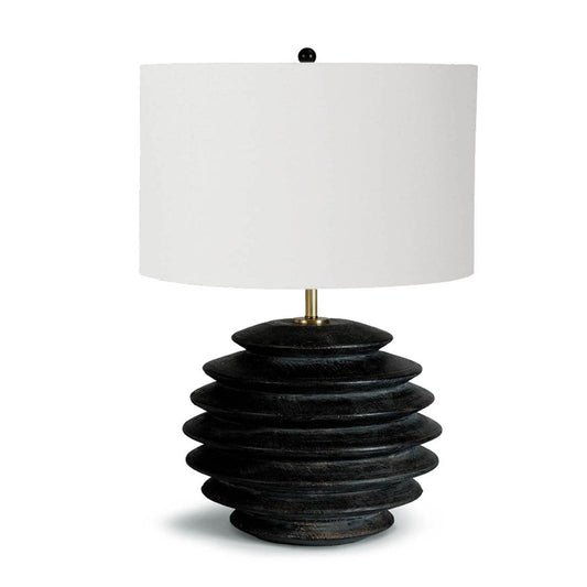 Accordion Ebony Table Lamp