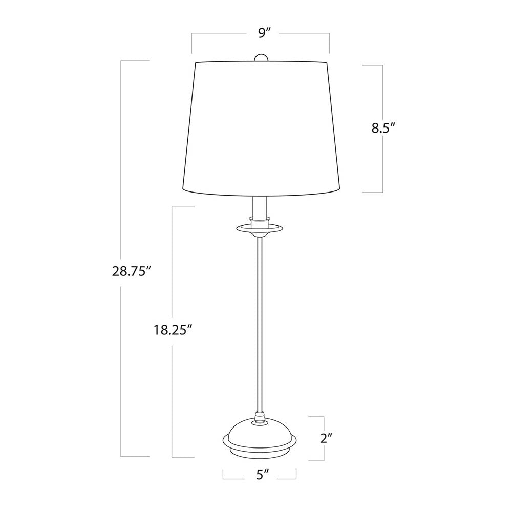Fisher Stem Buffet Lamp