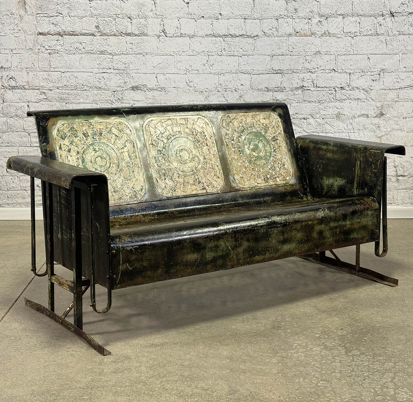 Vintage Glider Bench