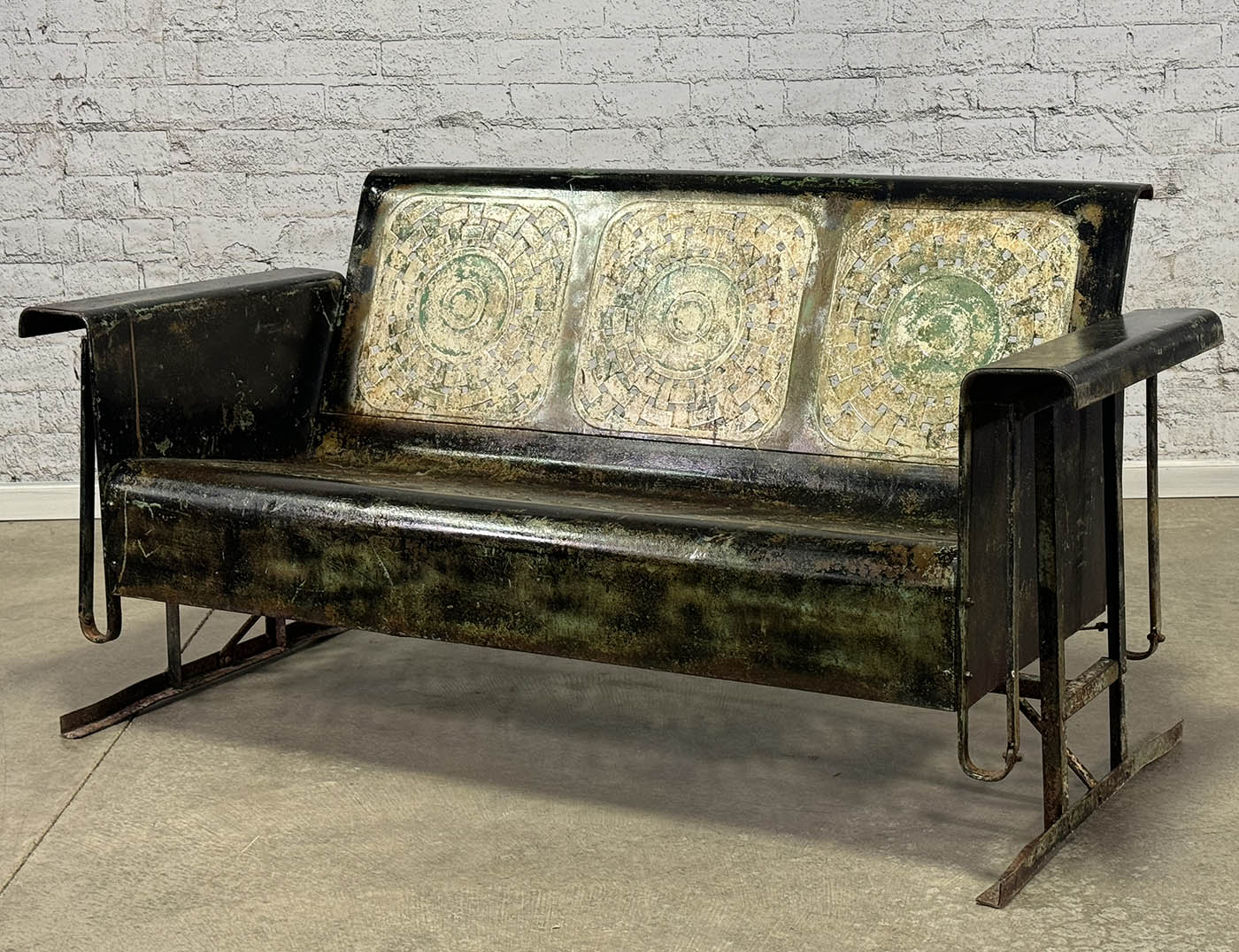 Vintage Glider Bench