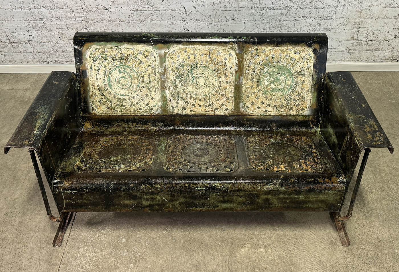 Vintage Glider Bench