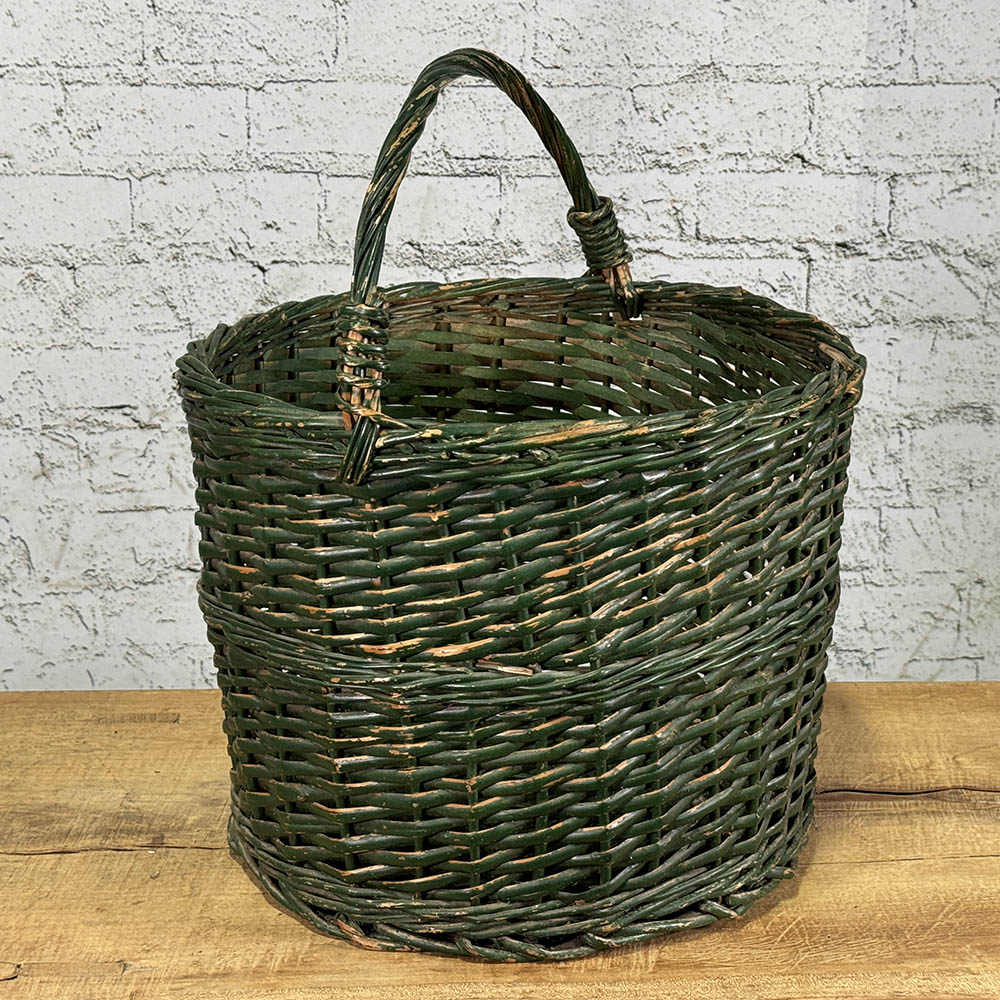 Vintage Green Basket