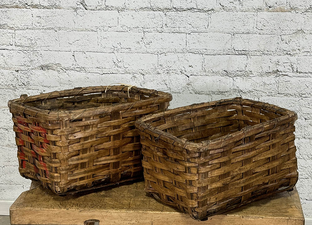 Early 20th Century Chestnut Basket