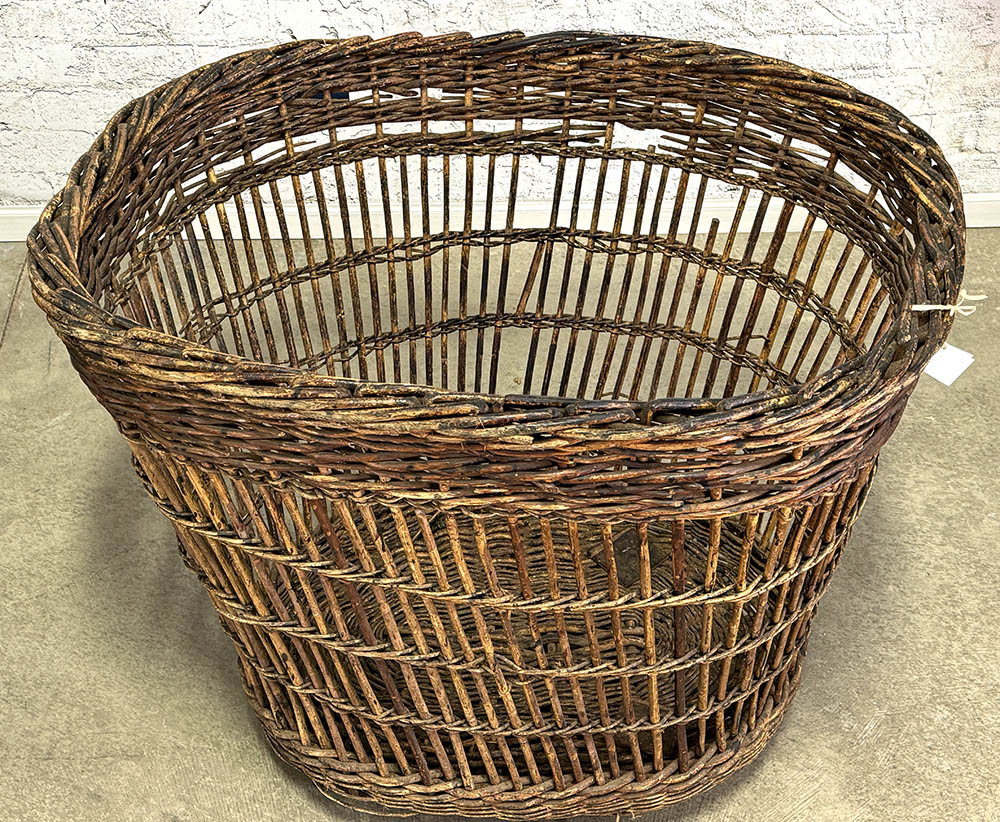 Antique Large Tannery Basket