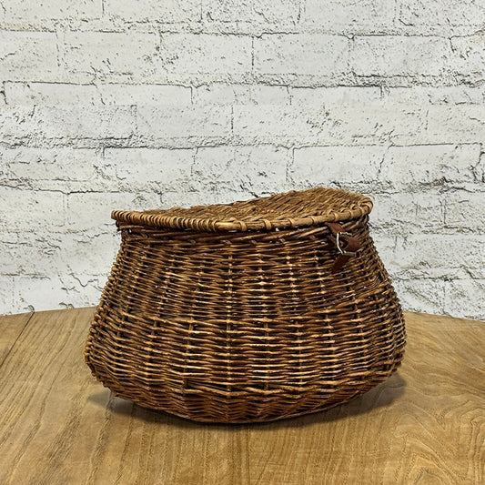 Wicker Fishing Basket c.1900
