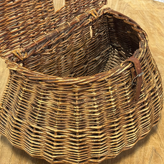 Wicker Fishing Basket c.1900