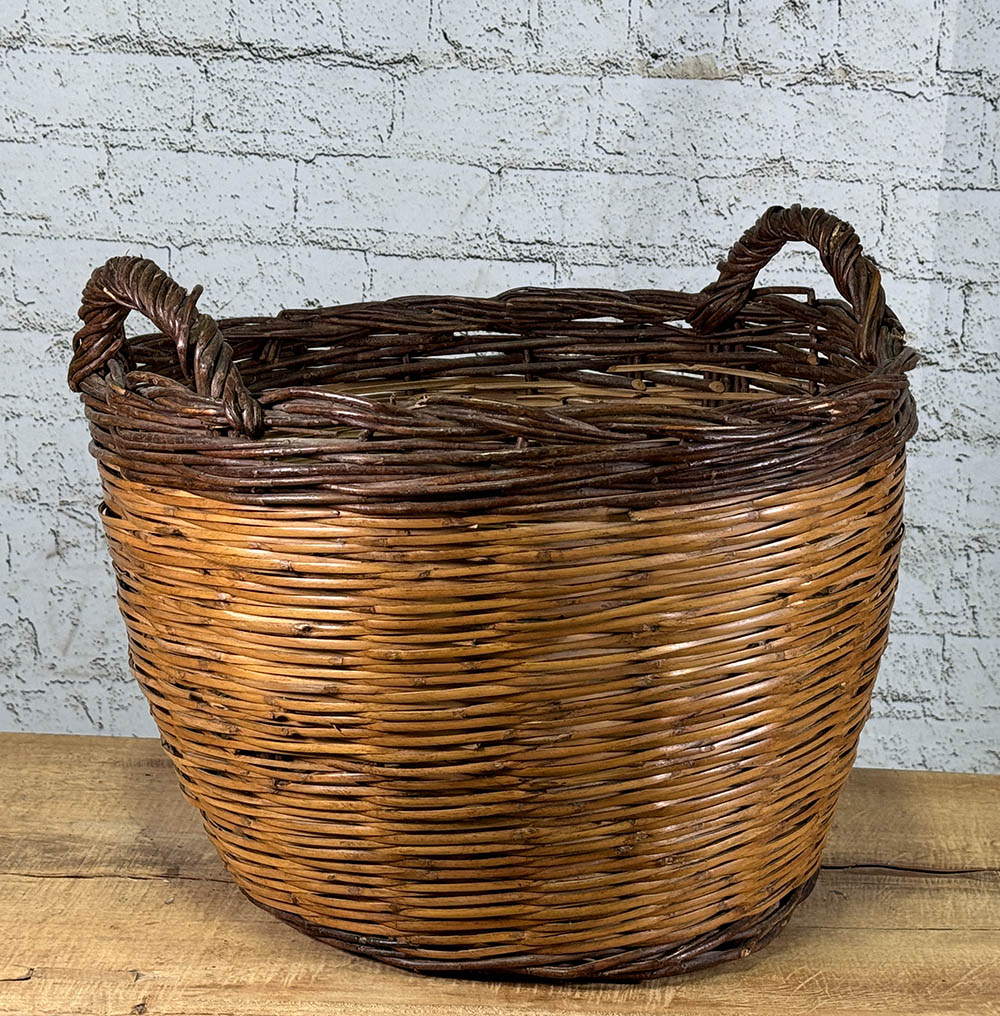 Large Handled Willow Basket