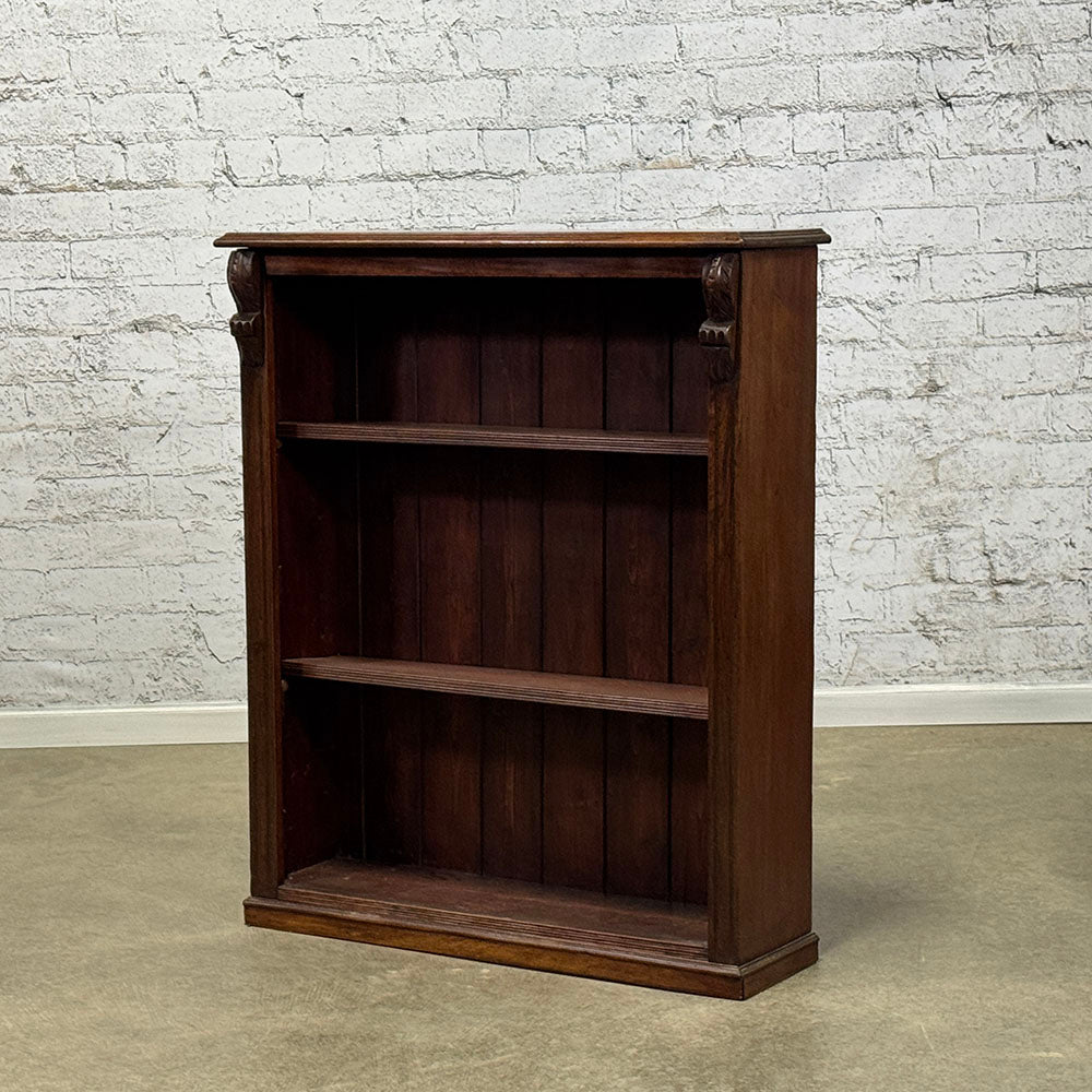 Carved Mahogany Bookcase