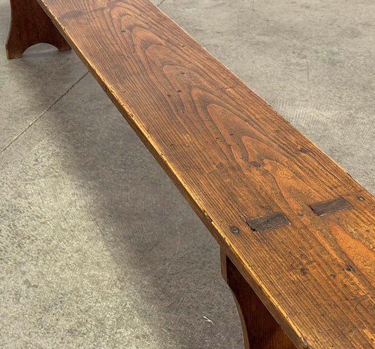 Antique English Pine Bench