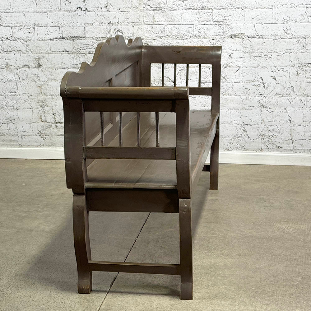 Painted European Bench