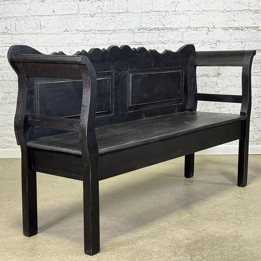 Painted European Bench