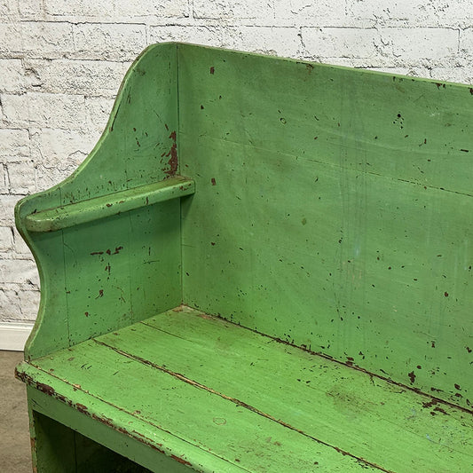 Antique English Painted Bench
