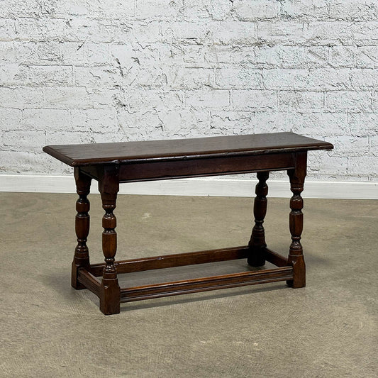 Antique English Oak Small Joint Bench