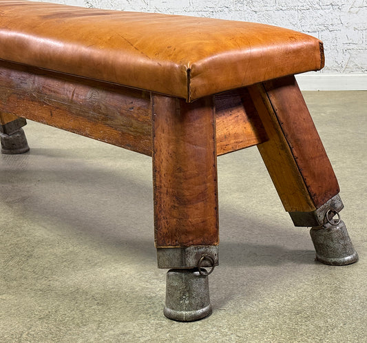 Vintage Leather Pommel Horse