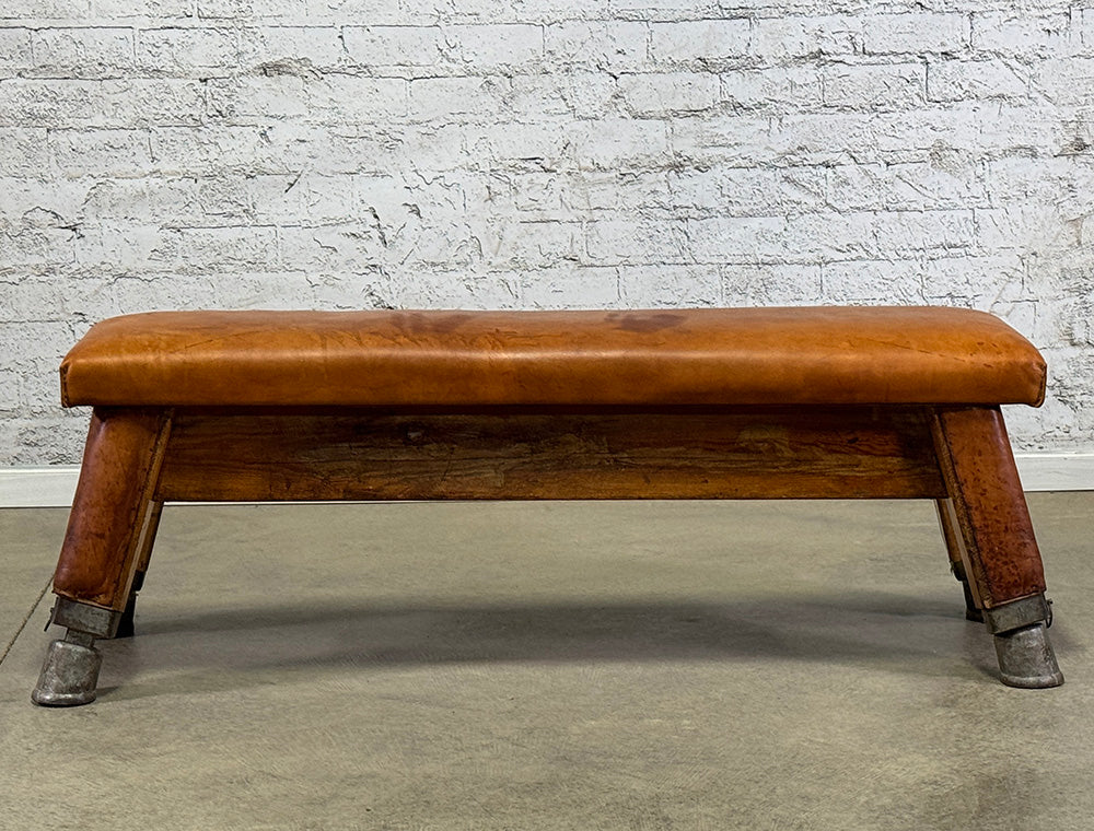 Vintage Leather Pommel Horse