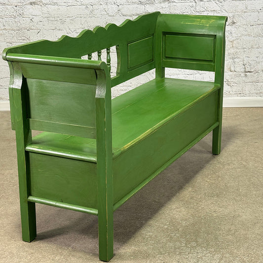 Shepherds Bench with Storage, Lg.