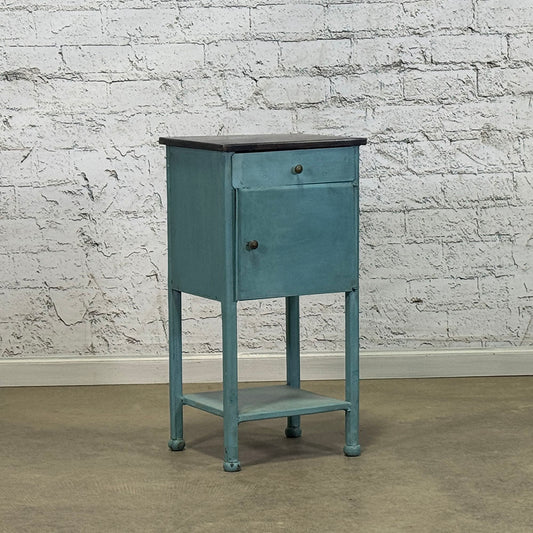 Antique Toleware Bedside