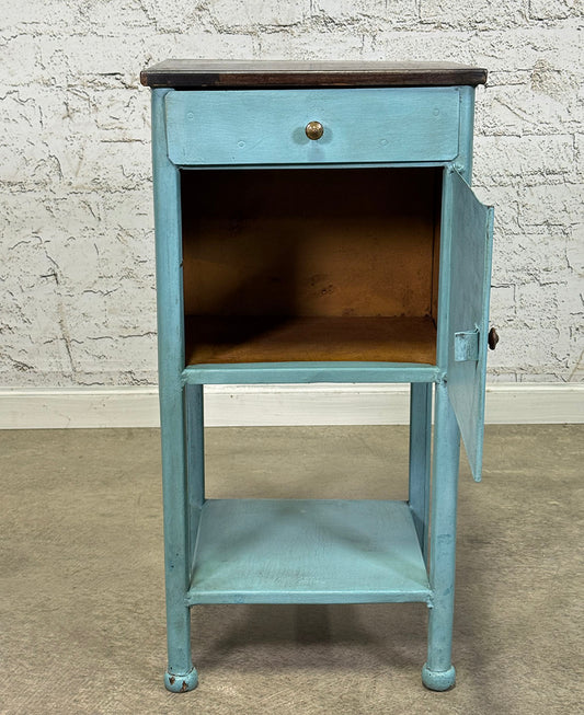 Antique Toleware Bedside