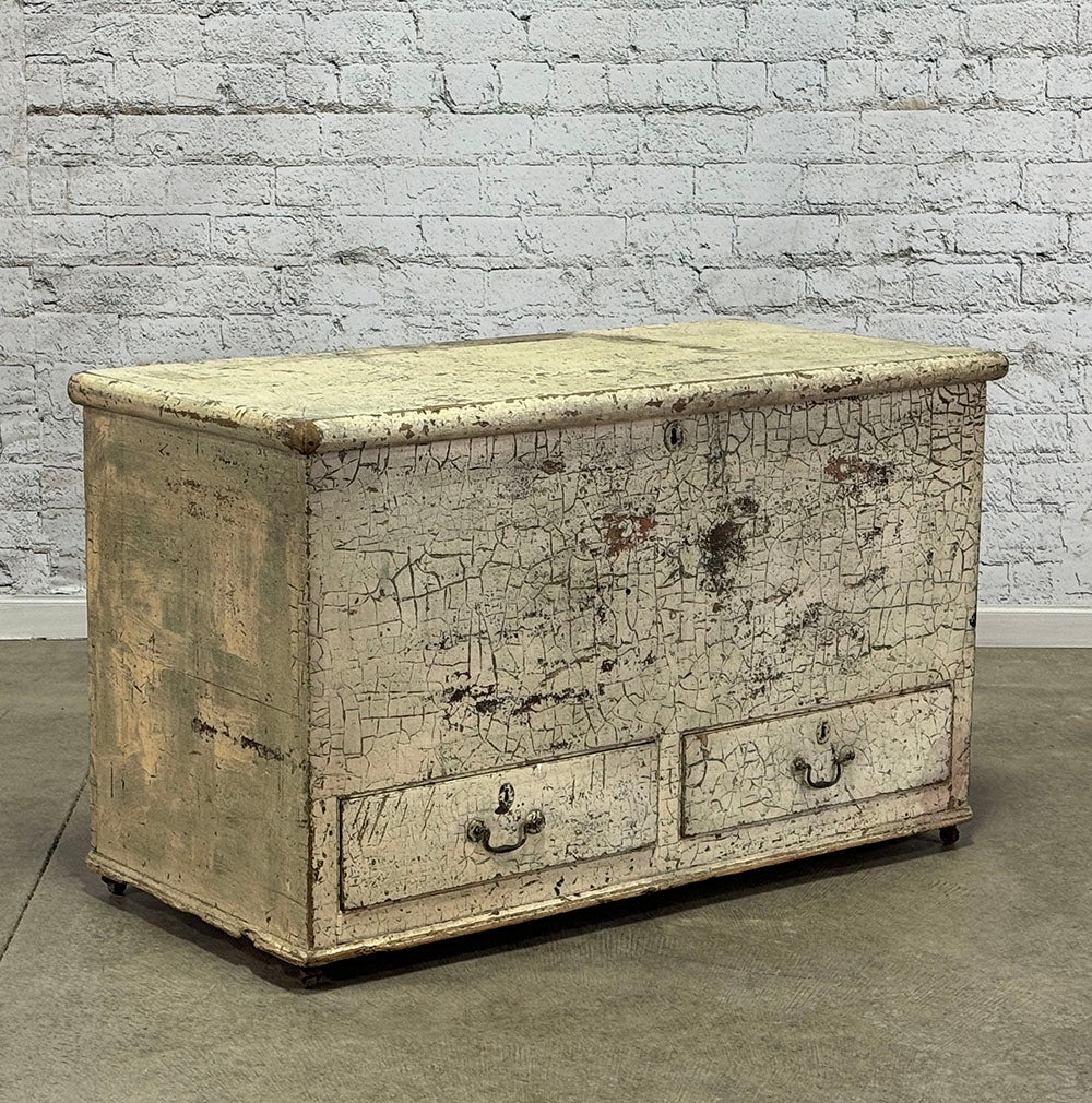 Antique Georgian Mule Chest with Original Paint c.1780