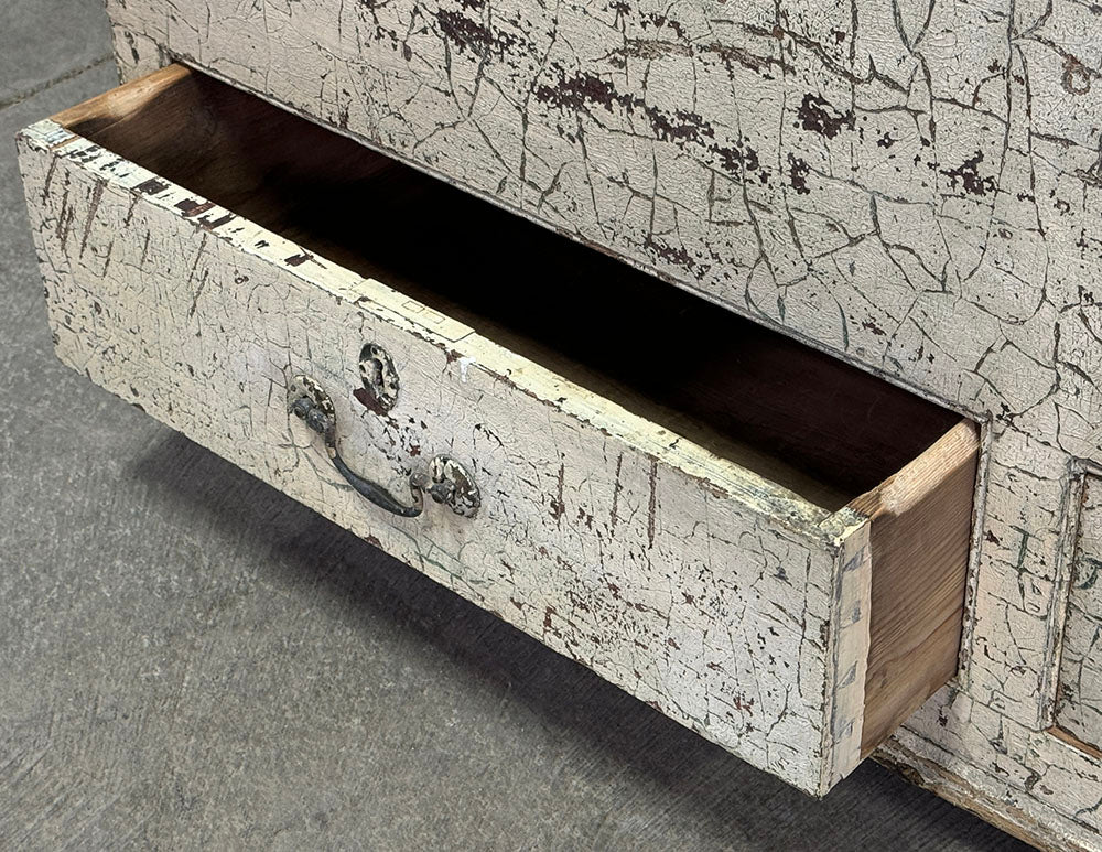 Antique Georgian Mule Chest with Original Paint c.1780