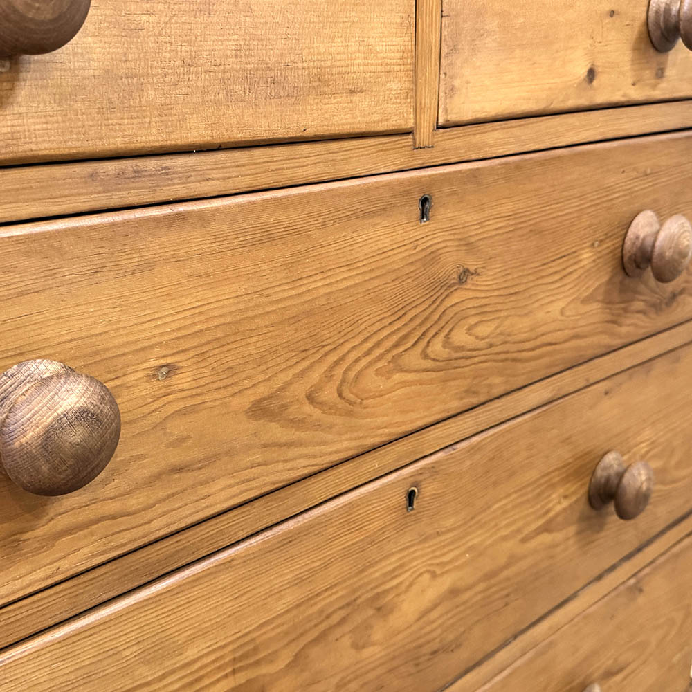 Antique Pine English Chest Of Drawers