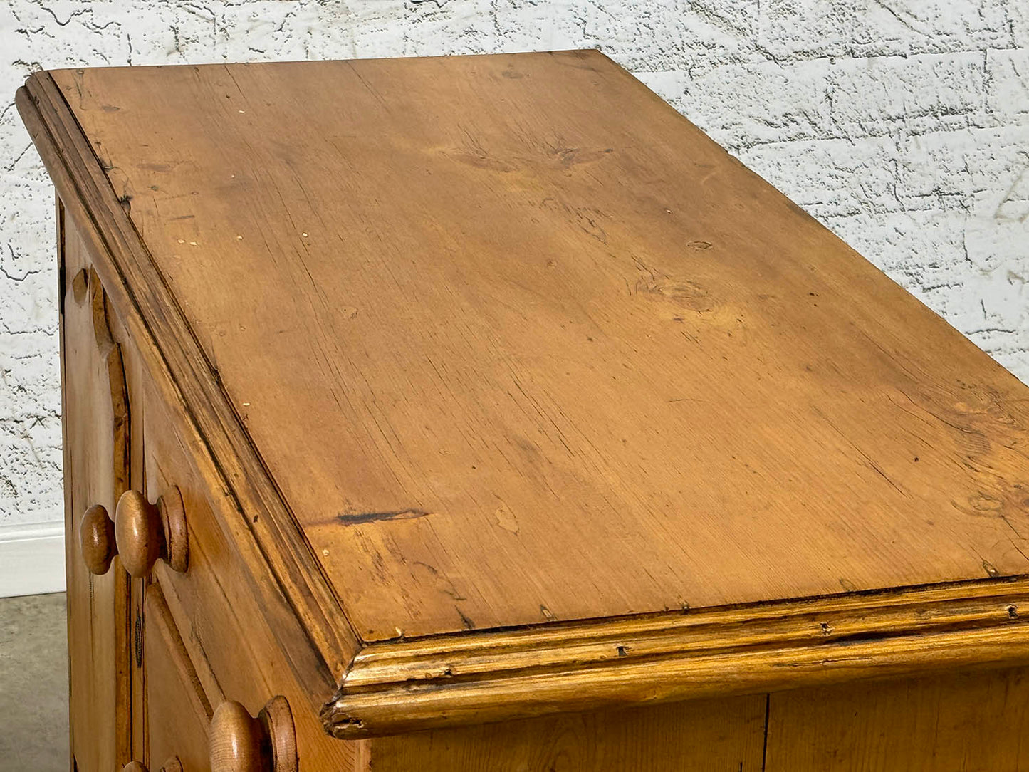 Pine Chest Of Drawers, 3 Drawer, One Door