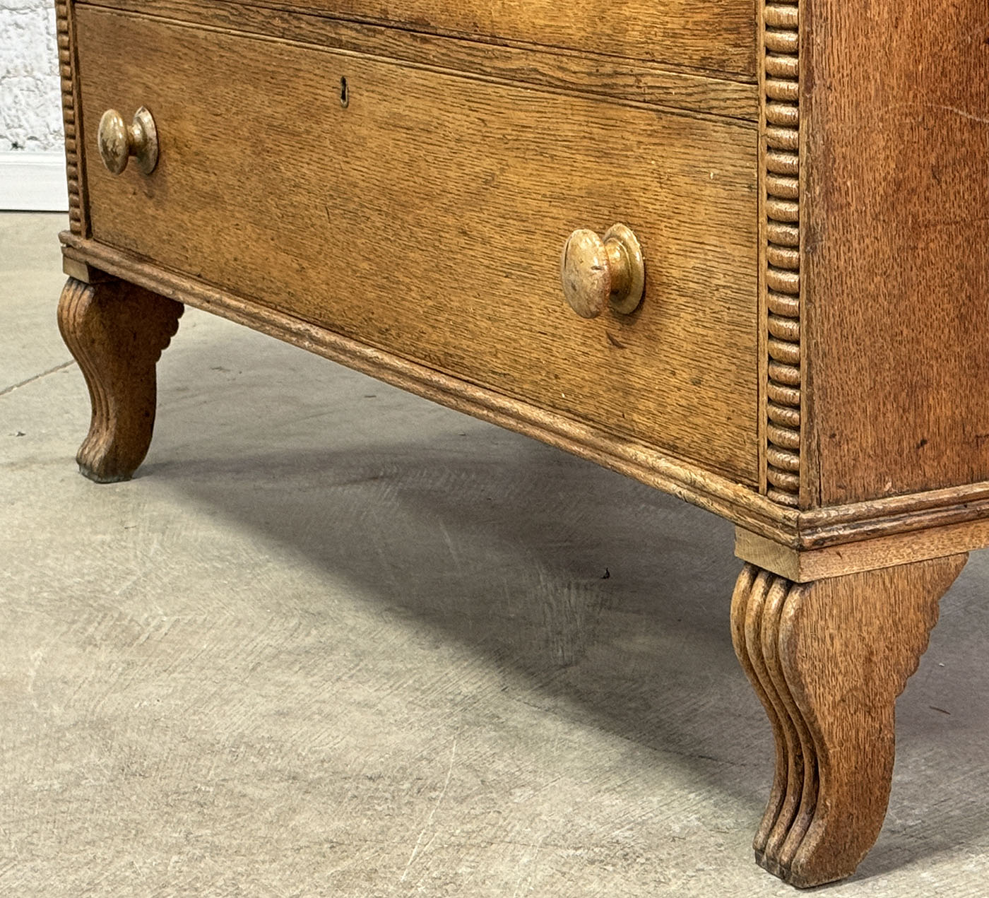 Antique English Oak Regency Chest of Drawers c.1825
