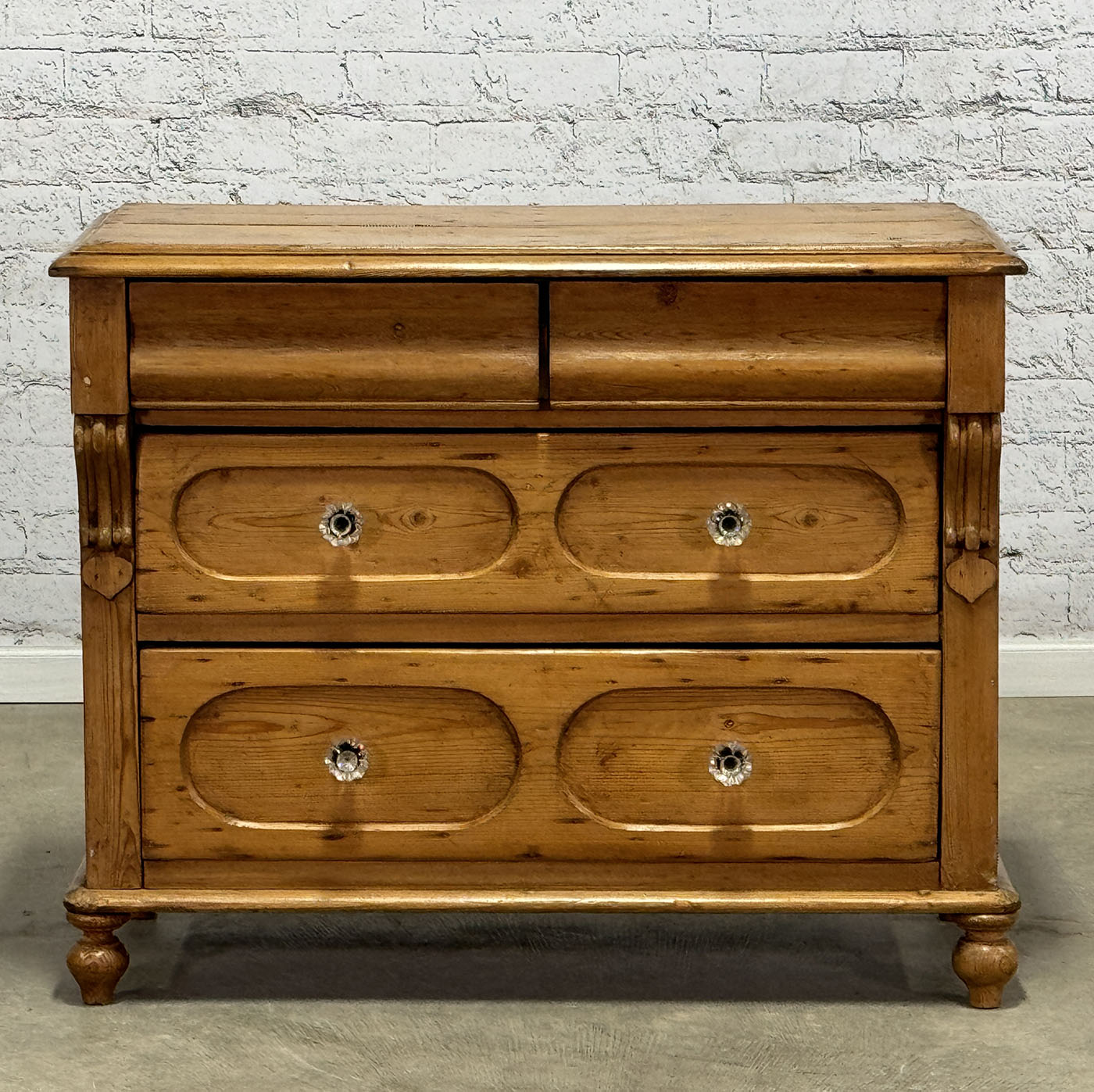 Antqiue European Pine Chest of Drawers c.1880