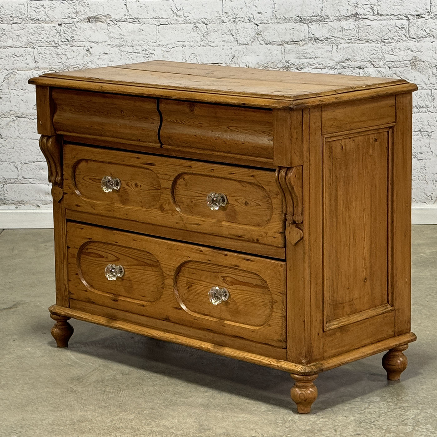 Antqiue European Pine Chest of Drawers c.1880