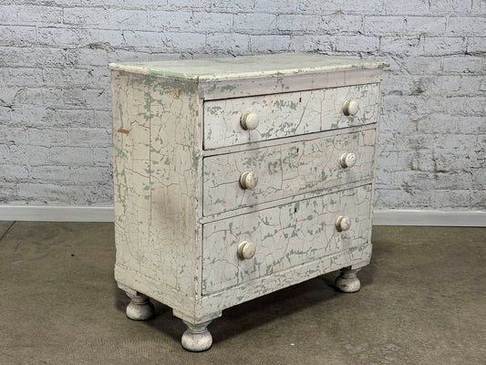 Painted 3 Drawer Chest Of Drawers