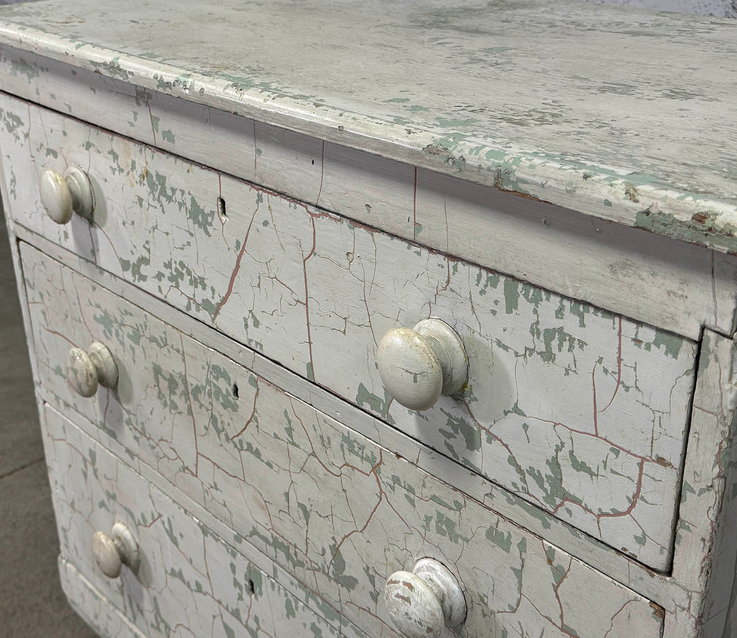 Painted 3 Drawer Chest Of Drawers