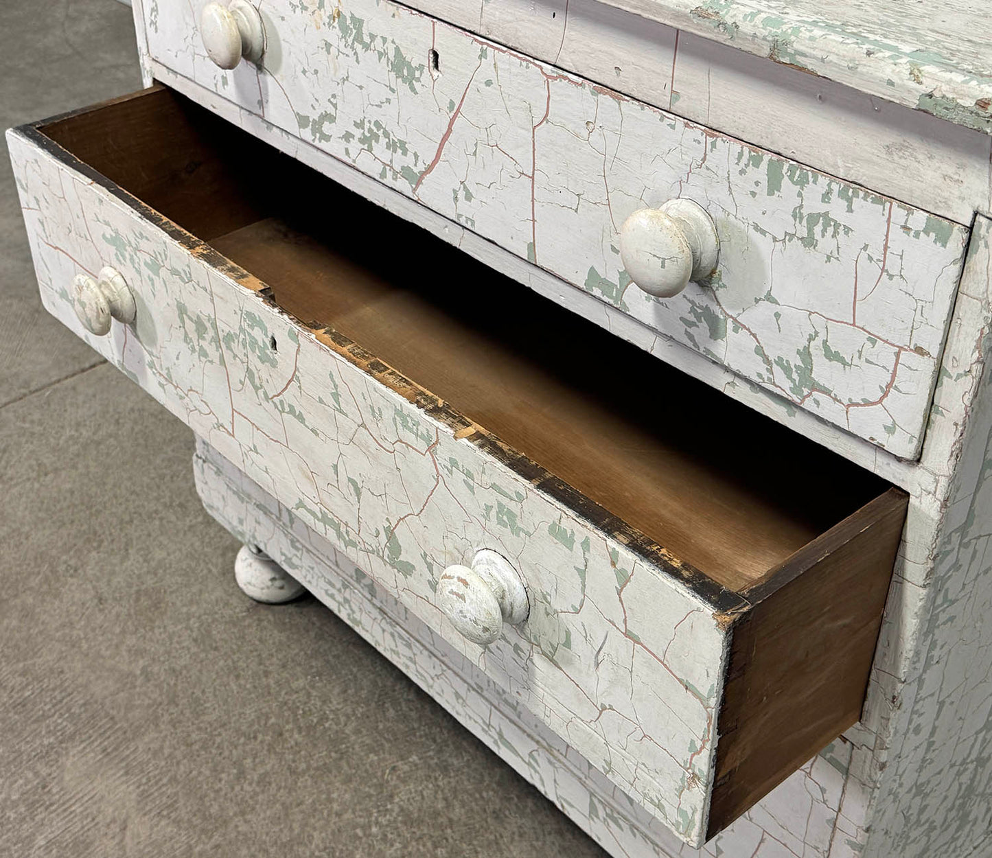 Painted 3 Drawer Chest Of Drawers