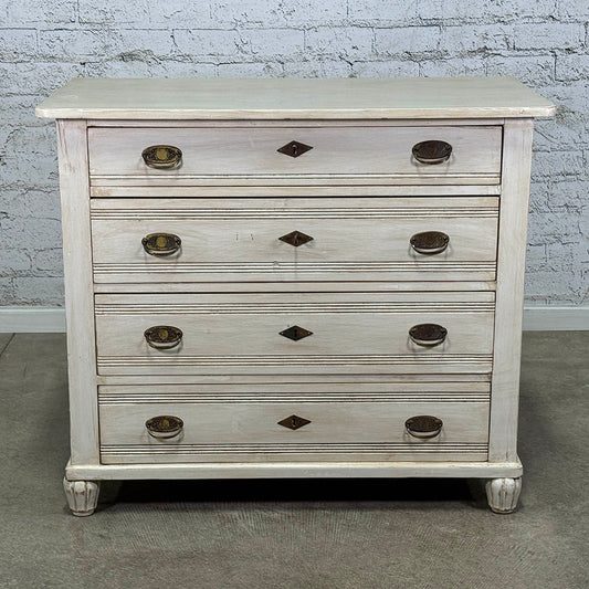 Antique European Painted Chest of Drawers c.1880