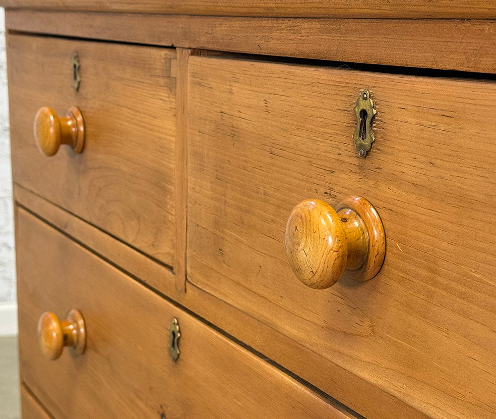 Antique English Pine Chest Of Drawer c.1890