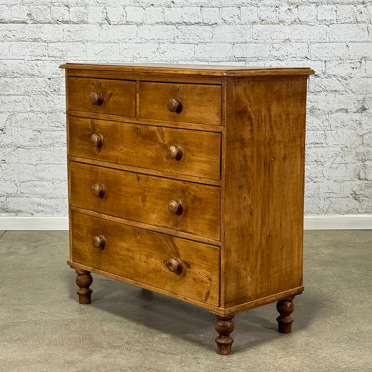 Antique Pine 2/3 Chest of Drawers