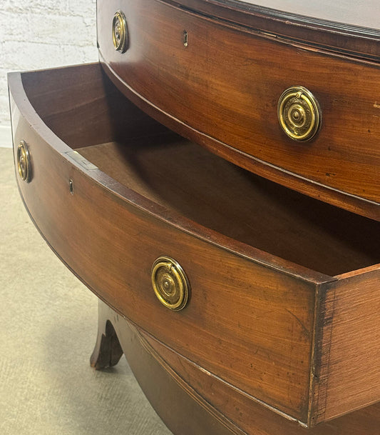 Antique Mahogany Bow Front Chest of Drawers