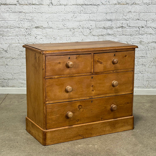 Antique English Pine Chest of Drawers