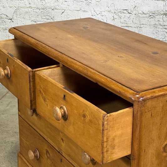 Antique English Pine Chest of Drawers