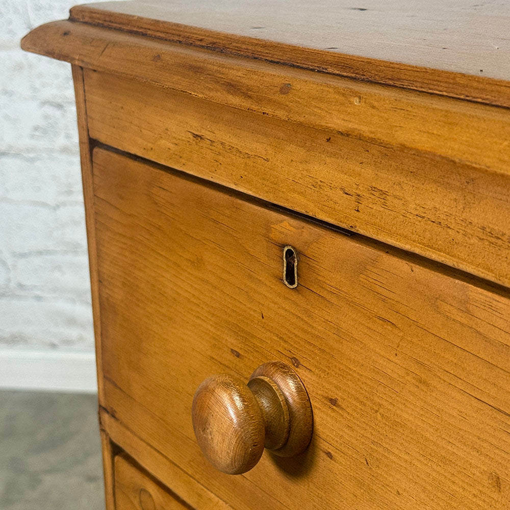Antique English Pine Chest of Drawers