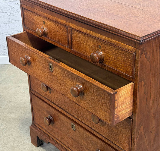 Antique English Oak Chest of Drawers