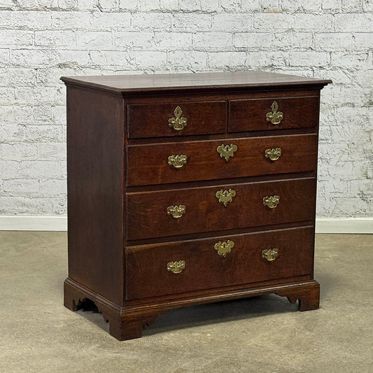 Antique English Oak Chest of Drawers