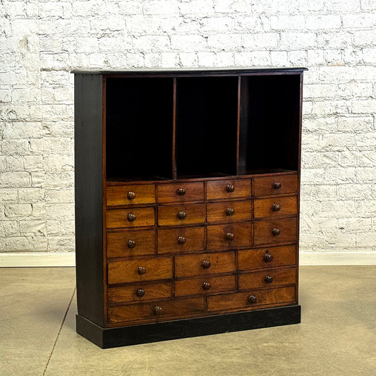 English Pharmacy Cabinet/Bookcase