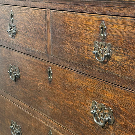 Antique English Oak Chest of Drawers