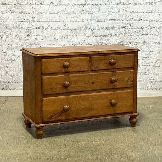 Antique English Pine Chest of Drawers