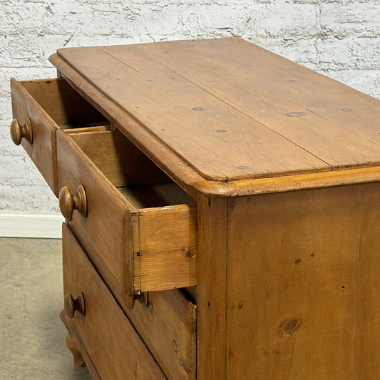 Antique English Pine Chest of Drawers