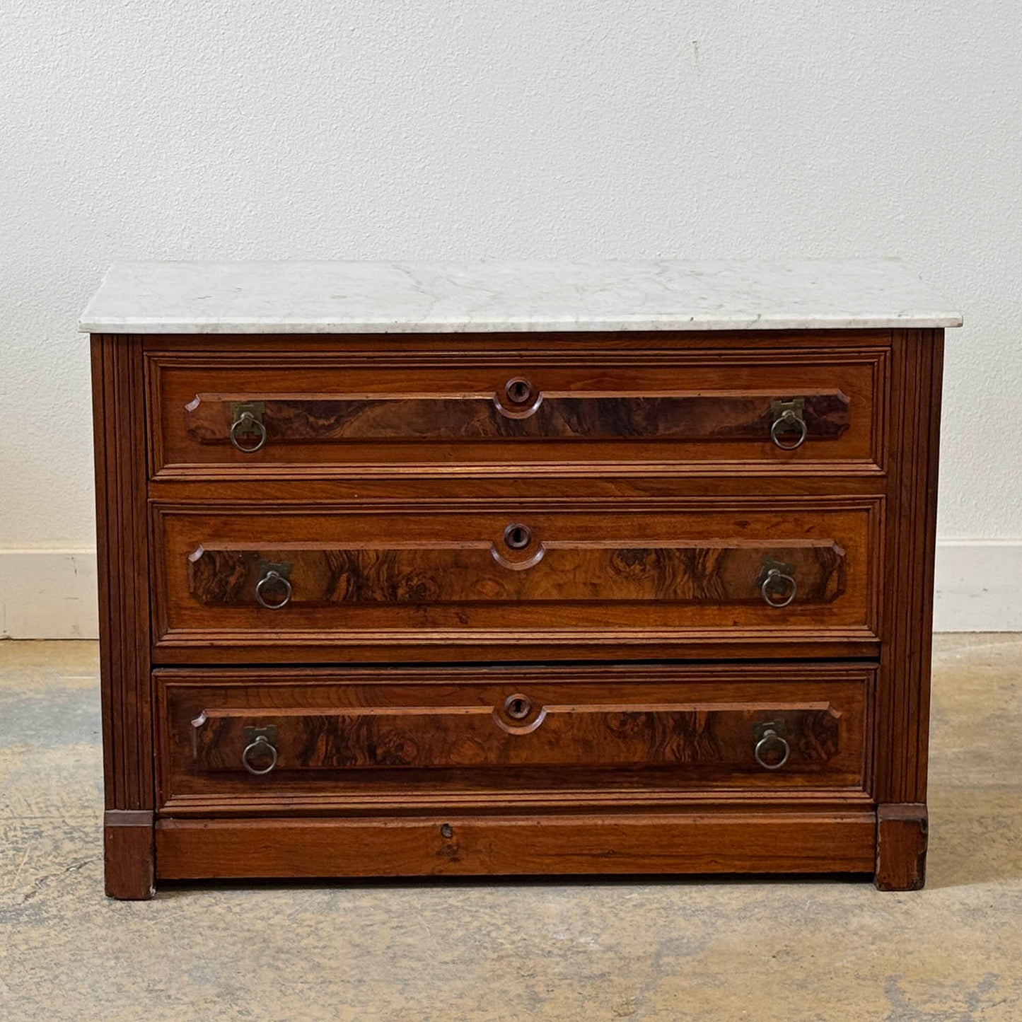 Marble Top Chest w/3 Drawers