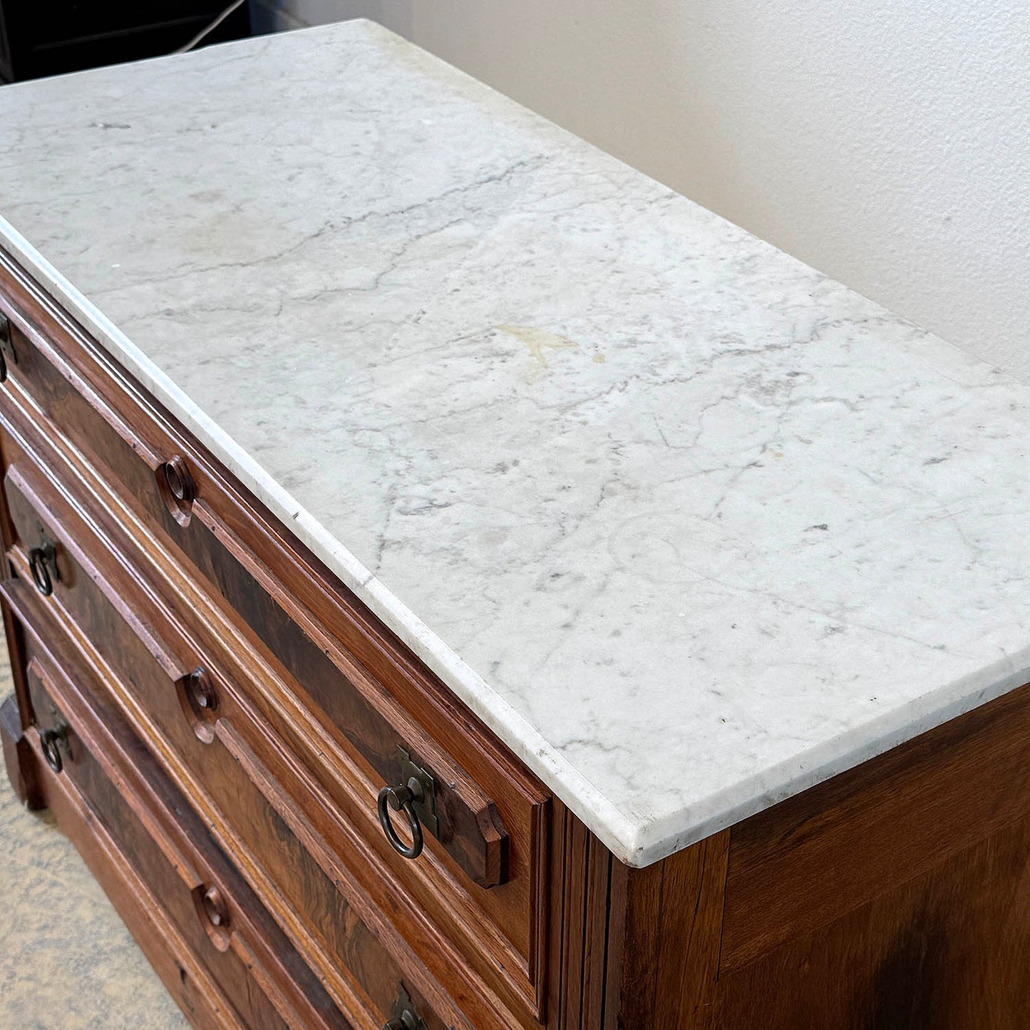 Marble Top Chest w/3 Drawers