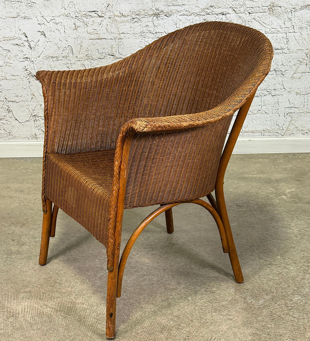 English Lloyd Loom Porch Chair c.1930