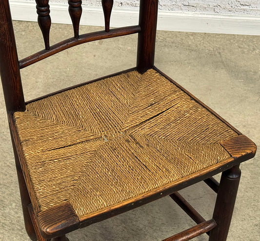 Oak Chair with String Seat