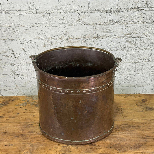 Antique French Copper Bucket